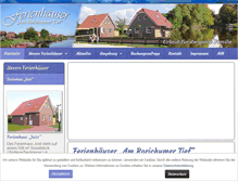 Tablet Screenshot of ferienhausfriesland.de